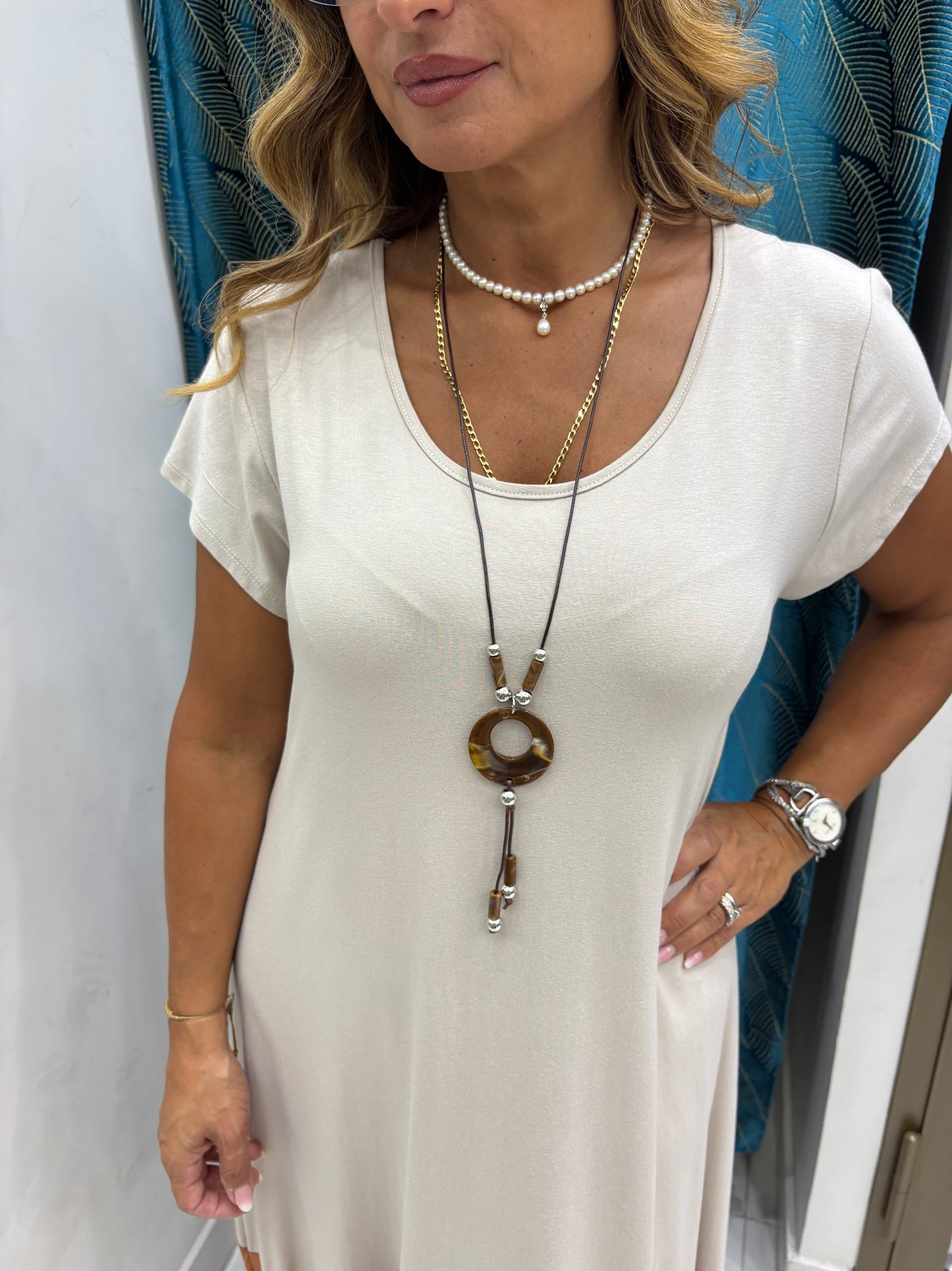 Abito Collana - Beige