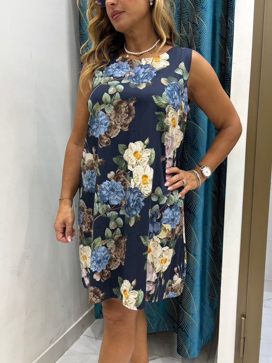 Abito Rose - Blu