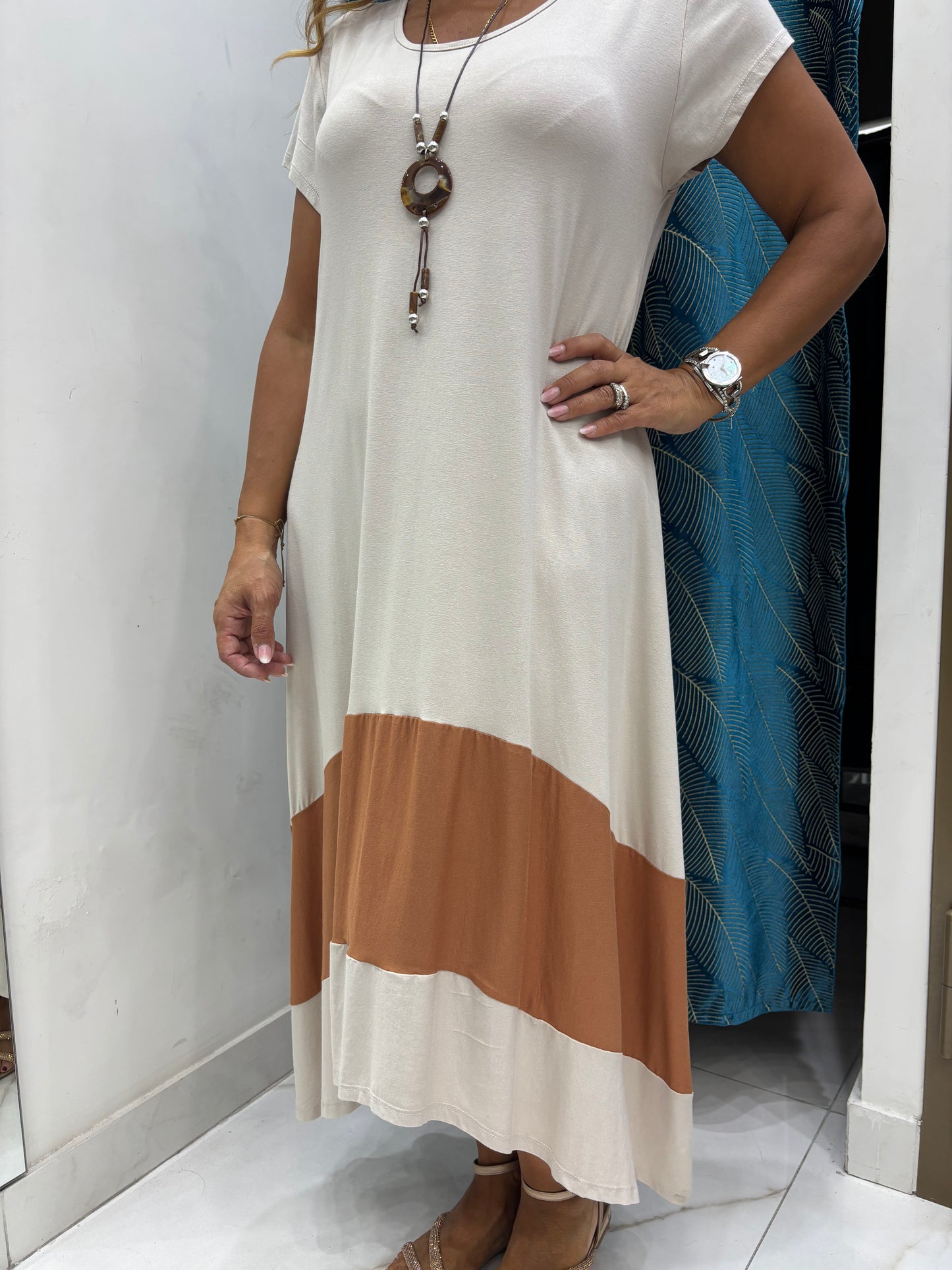 Abito Collana - Beige